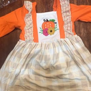 Fall, Halloween, Thanksgiving Pumpkin Dress